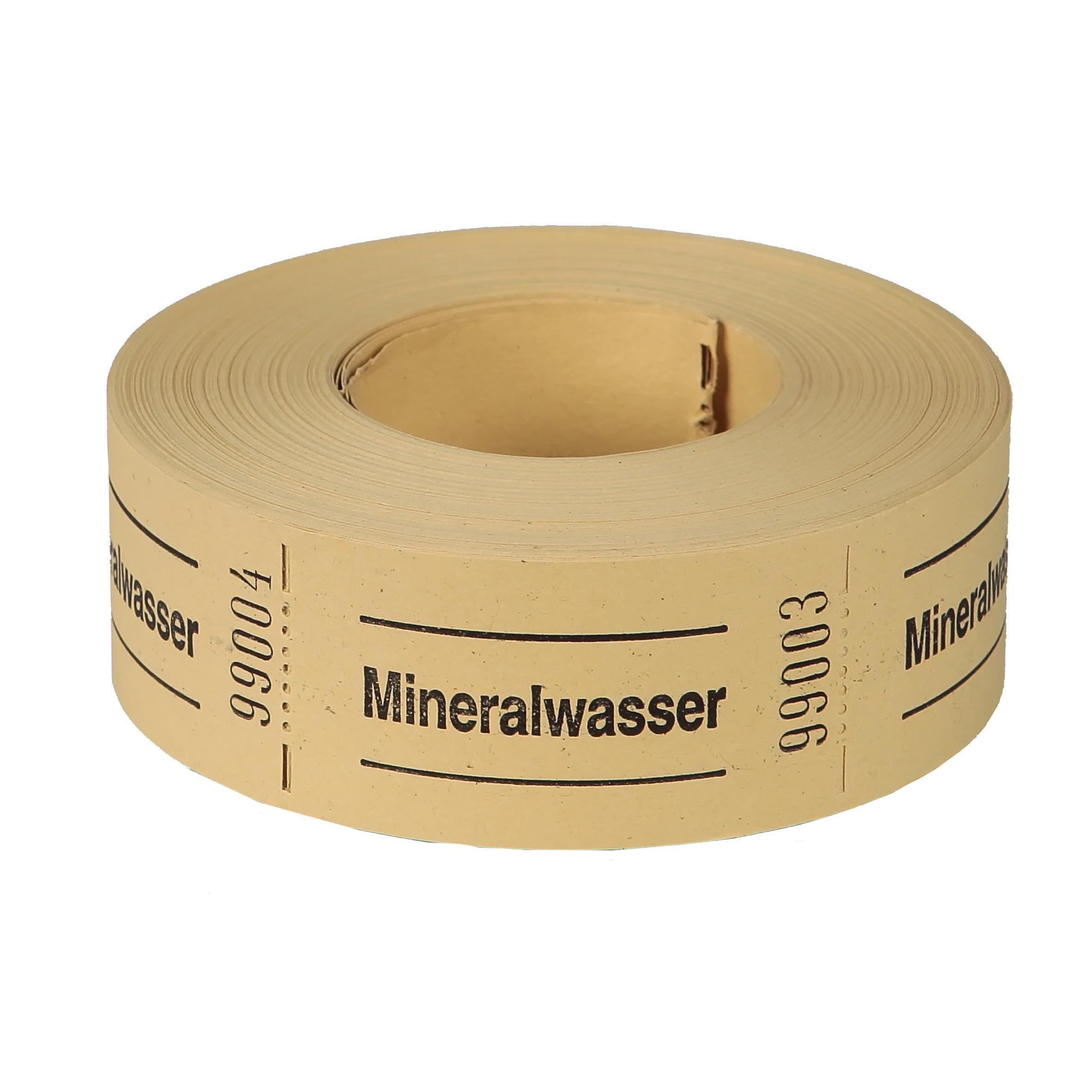 Rollenbons "Mineralwasser" 1000 Abrisse