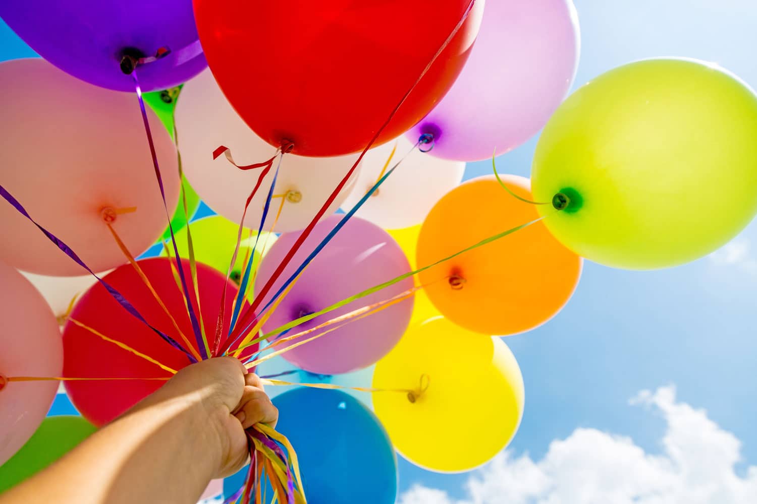 Kleine Heliumflasche für 30 Ballons