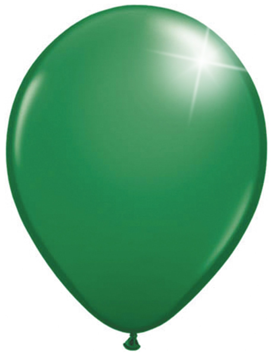 100 Luftballons Grün Metallic - Ø 30cm